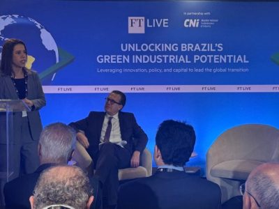Raquel Lyra abre evento da CNI e Financial Times em Nova Iorque e reforça que Pernambuco está pronto para receber investimentos